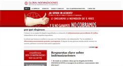 Desktop Screenshot of globalindemnizaciones.com